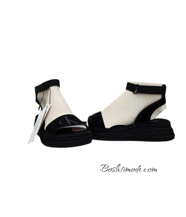 Calvin Klein Sandales à lanières noires – Image 2